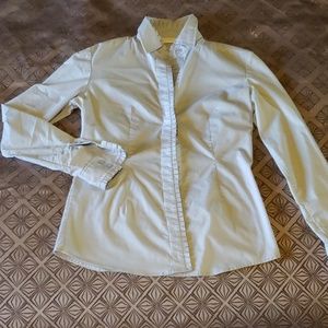 Light blue button down blouse